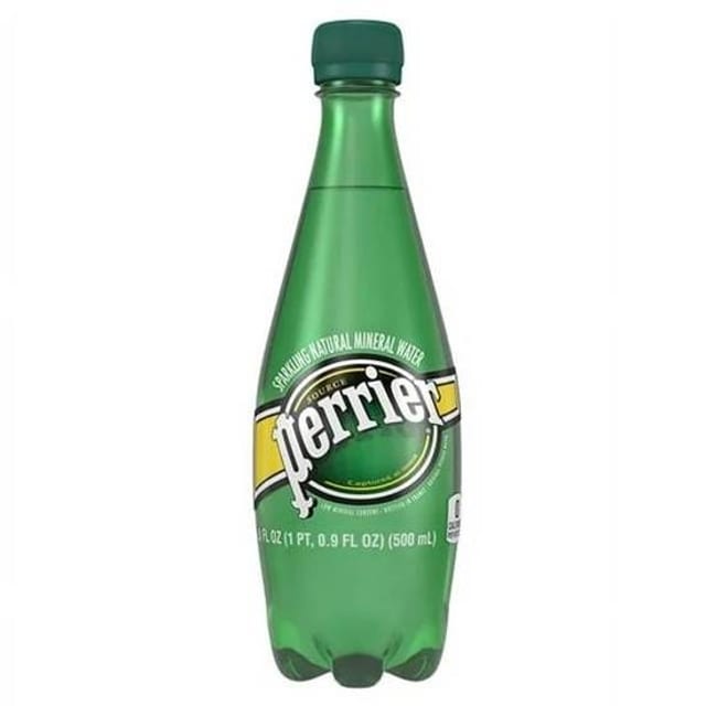 Perrier Sparkling Water.